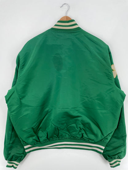 90's STARTER x BOSTON CELTICS Made in USA Size XL Vintage NBA Nylon Padded Jacket / E865