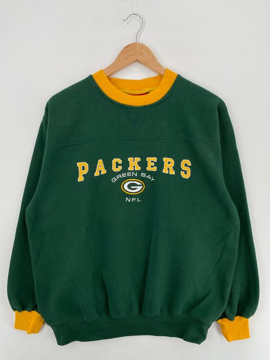 Vintage GREEN BAY PACKERS Size M NFL Sweat-Shirt/ A5728