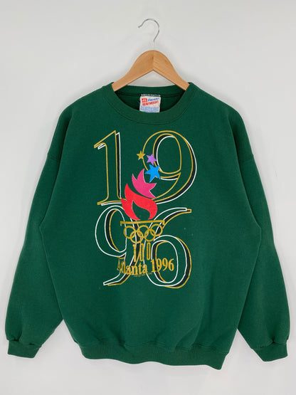1996 ATLANTA OLYMPICS Size L Vintage Sweat-Shirt / E124