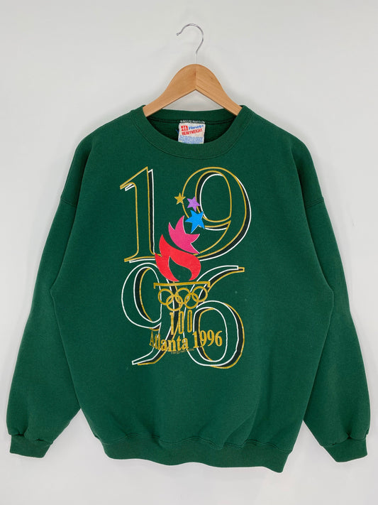 1996 ATLANTA OLYMPICS Size L Vintage Sweat-Shirt / E124
