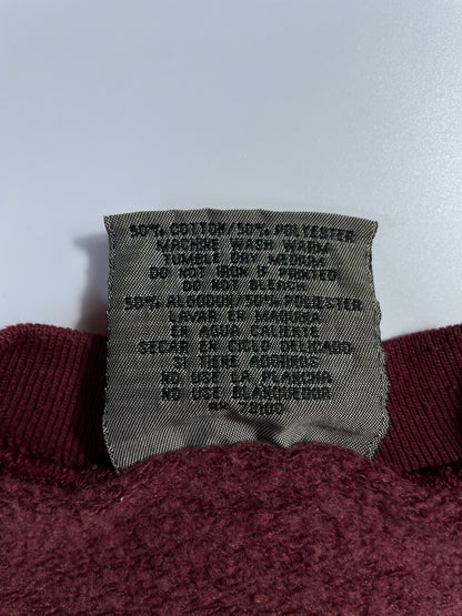 90's BLACK BASS WOLF MOUNTAIN Made in USA Size L Vintage Animal Sweat-Shirt / E1036