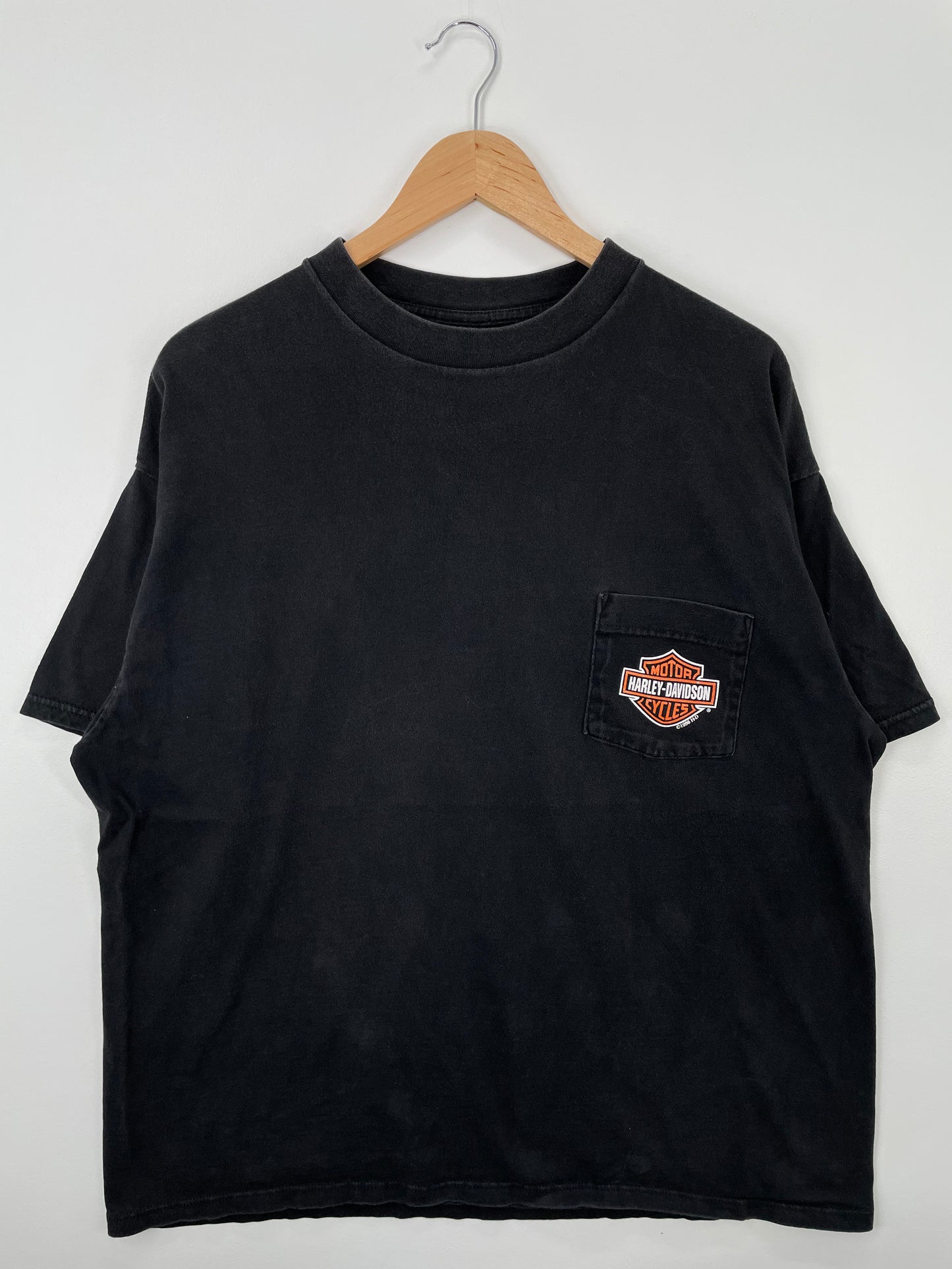 1998 HARLEY DAVIDSON x MARYLAND MAde in USA Size XXL Vintage T-Shirt / A1252