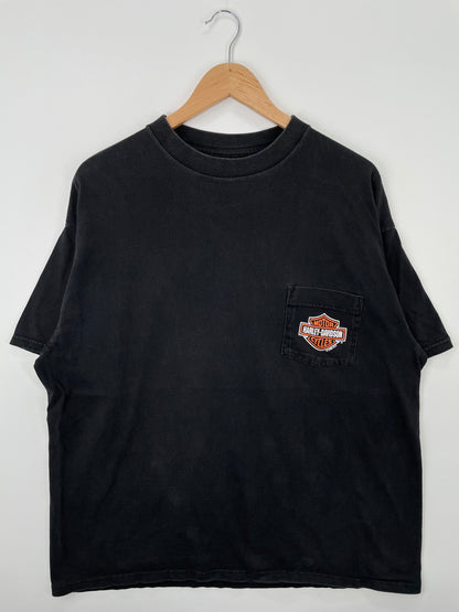 1998 HARLEY DAVIDSON x MARYLAND MAde in USA Size XXL Vintage T-Shirt / A1252