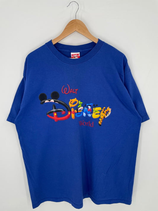 .90's WALT DISNEY Made in USA Size XL Vintage T-Shirt / A8837