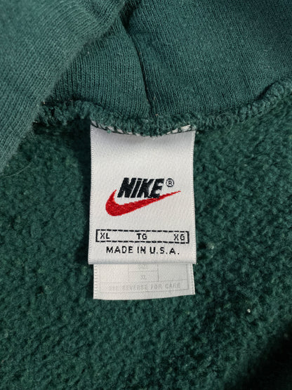 90's NIKE MINI SWOOSH Made in USA Size XL Vintage Hoodie Sweat-shirt / A994