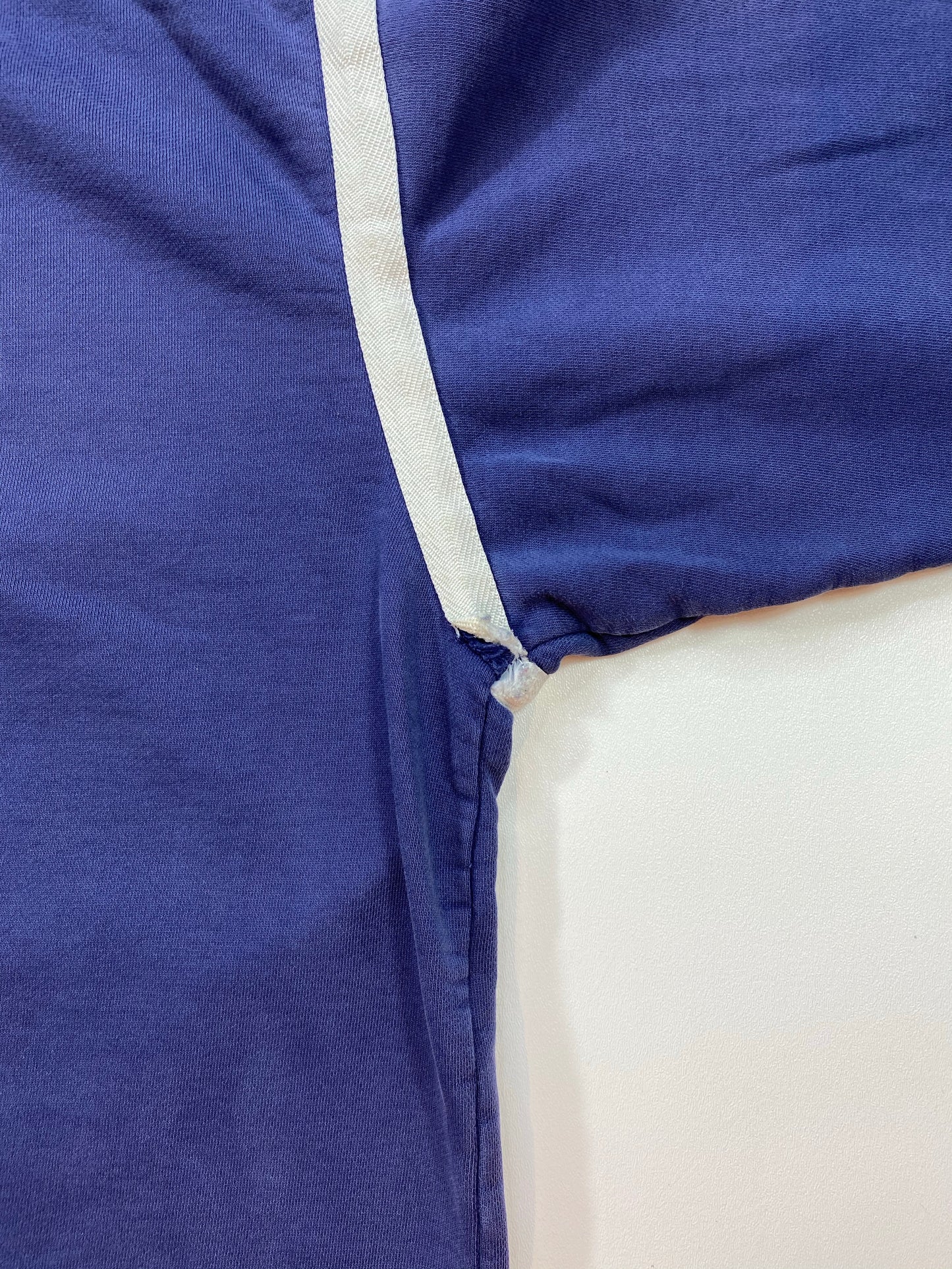 90’s NIKE Size M Damaged Vintage Half-zip Hoodie Sweat-shirt  / 6004