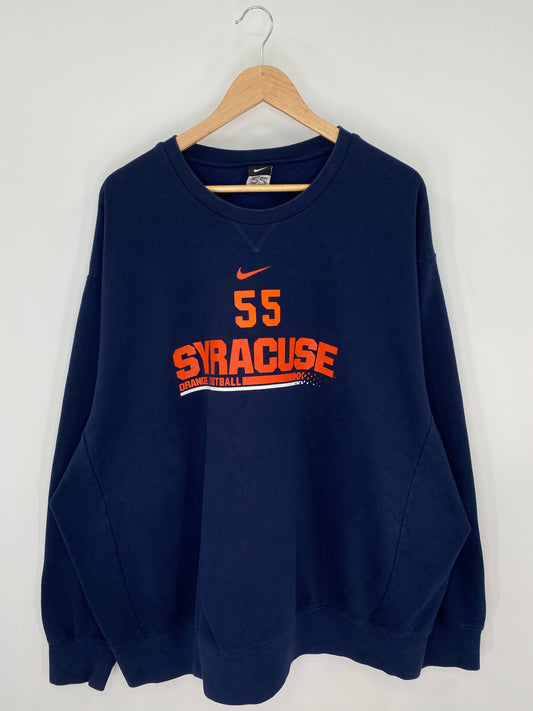00' NIKE SYRACUSE Size XXXXL Vintage College Sweat-Shirts/ K9947