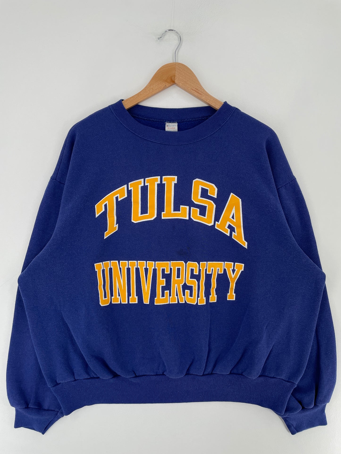 80's CHAMPION x TULSA UNIVERSITY Size XXL Vintage College Sweat-shirt / E5465S