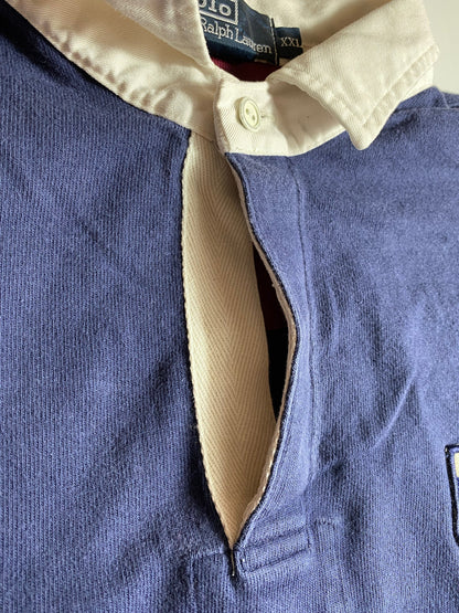 90's POLO RALPH LAUREN Size XXL Vintage Rugby-Shirt / K8613
