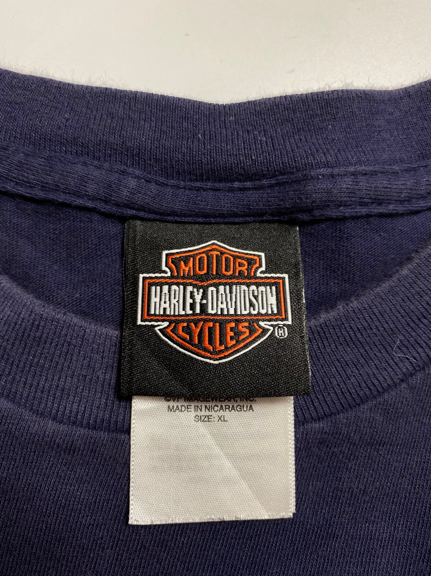 2009 HARLEY DAVIDSON Size XL Vintage Long Sleeve T-Shirt / K7781
