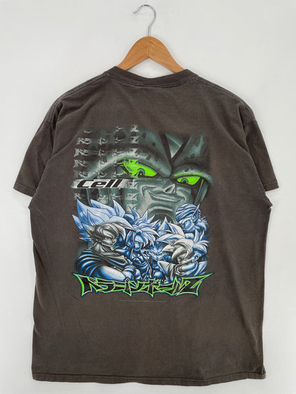 2000 DRAGON BALL Z Size L Vintage T-Shirt / E217