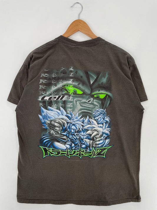 2000 DRAGON BALL Z Size L Vintage T-Shirt / E217