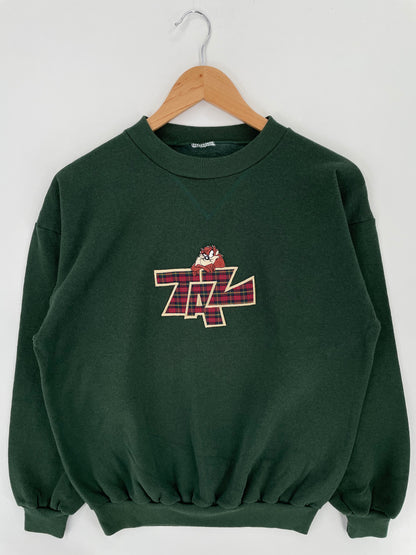 90’s LOONEY TUNES Size No Tag(Approx.M-L) Sweat-Shirt / A2722
