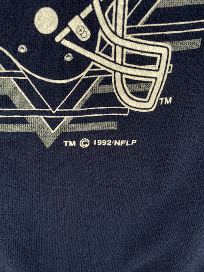 1992 NEW YORK GIANTS Made in USA Size L Vintage NFL Sweat-shirt / A447