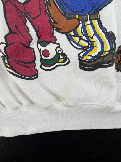 .1993 LOONEY TUNES Made in USA Size XL Vintage Sweat-shirt / E4673S