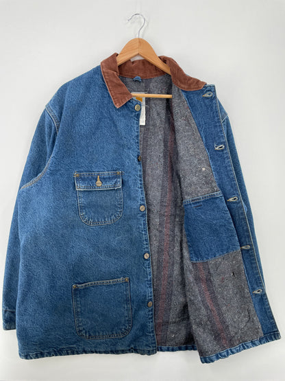 Vintage CARHARTT Size XL Denim Jacket / A8508