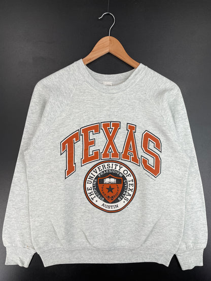 90's UNIVERSITY OF TEXAS Made in USA Size L Vintage College Sweat-Shirt / E4262S