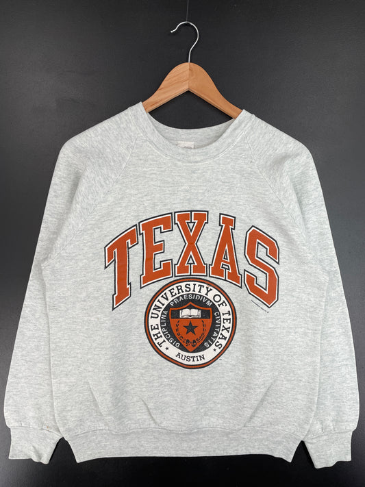 90's UNIVERSITY OF TEXAS Made in USA Size L Vintage College Sweat-Shirt / E4262S