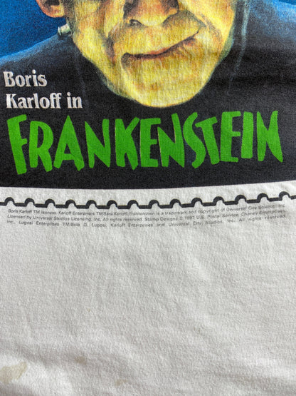 1997 FRANKENSTEIN Made in USA Size L-XL Vintage T-Shirts / A4524