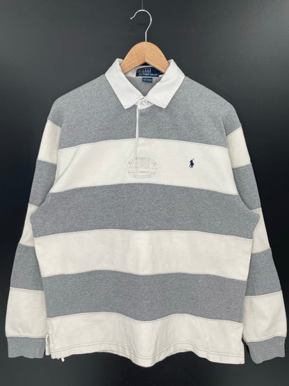 90's POLO RALPH LAUREN Size L Vintage Rugby-Shirt / A8629