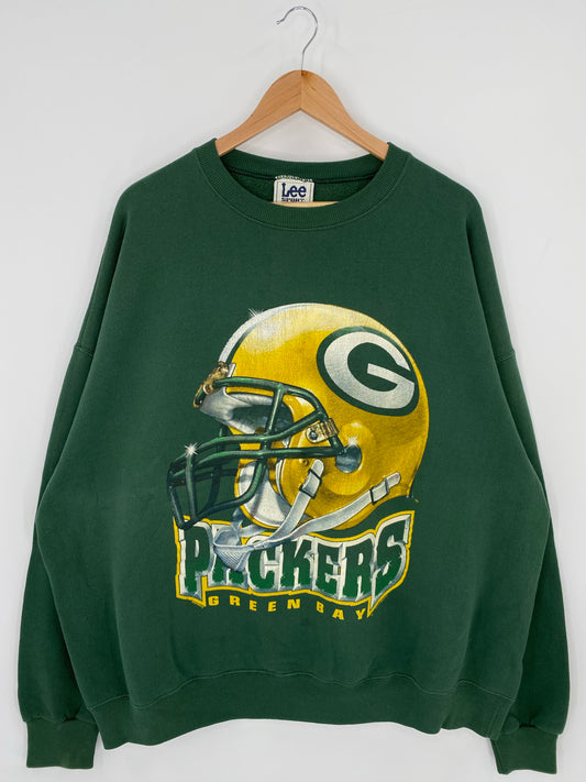1996' GREEN PACKERS Made in USA Size XXL Vintage NFL Sweat - Shirt/ K6024