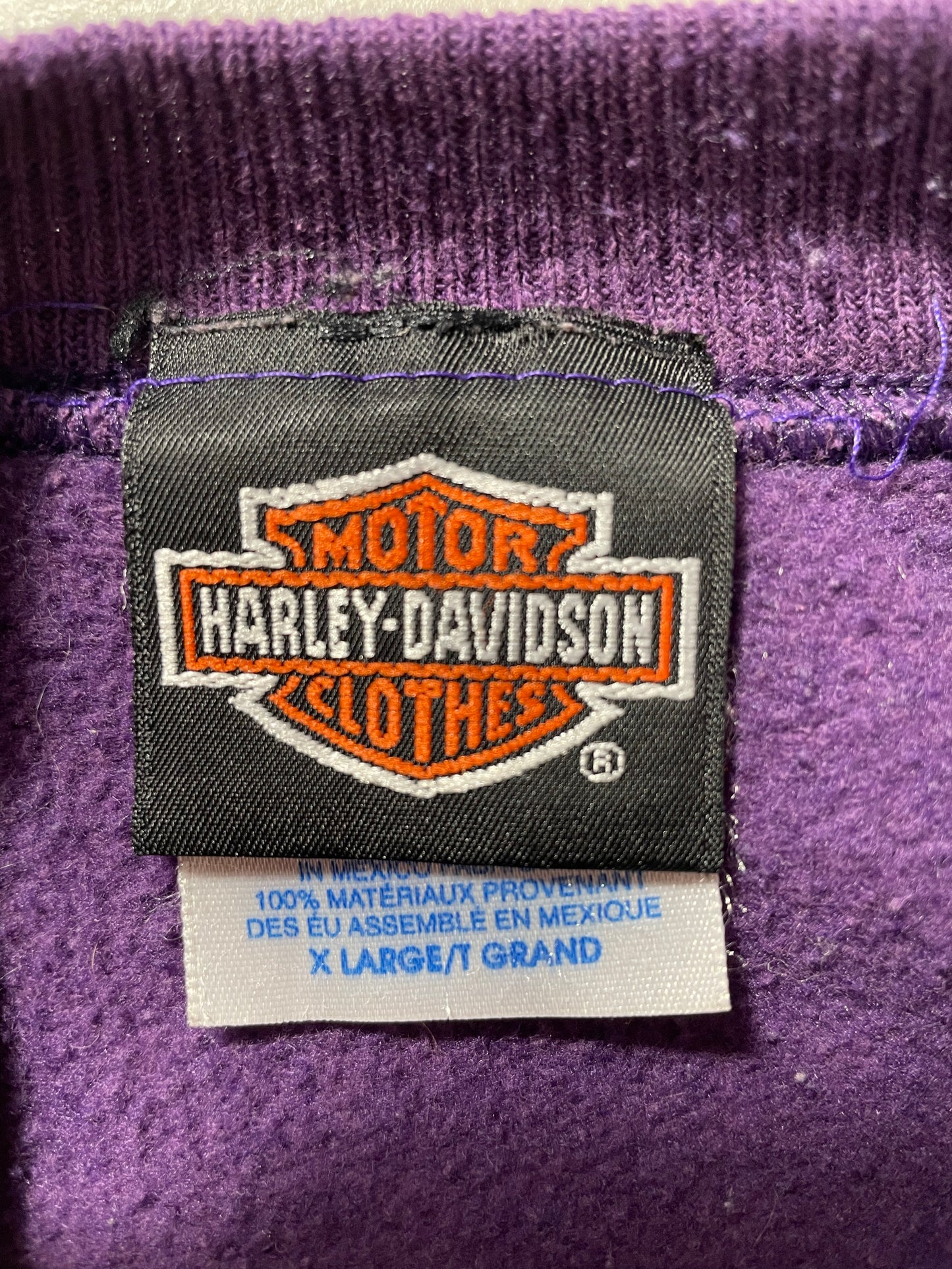 1992 HARLEY DAVIDSON Size XL Vintage Sweat-Shirt / K6314