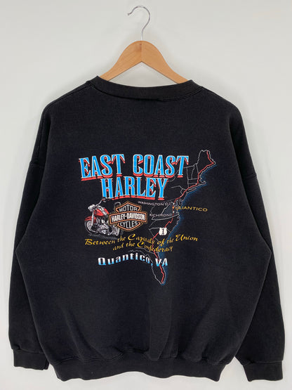 2001 HARLEY DAVIDSON Size No Tag (Approx.XL) Vintage Sweat-shirt / K9020