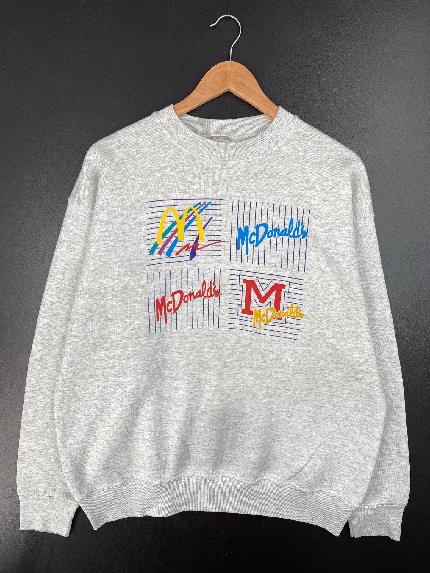 90's MCDONALDS Made in USA Size L Vintage Sweat-Shirt / A9074
