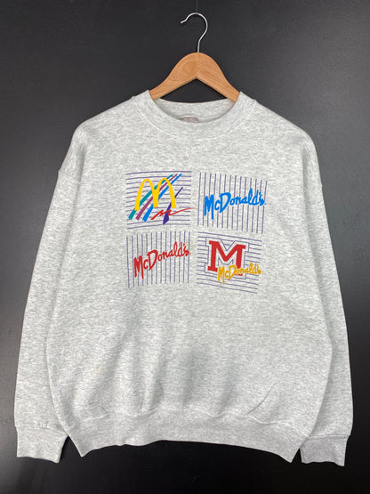 90's MCDONALDS Made in USA Size L Vintage Sweat-Shirt / A9074