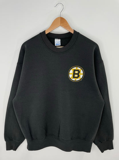 90’s BOSTON BRUINS Made in USA Size XL Vintage NHL Sweat - Shirt/ K8898