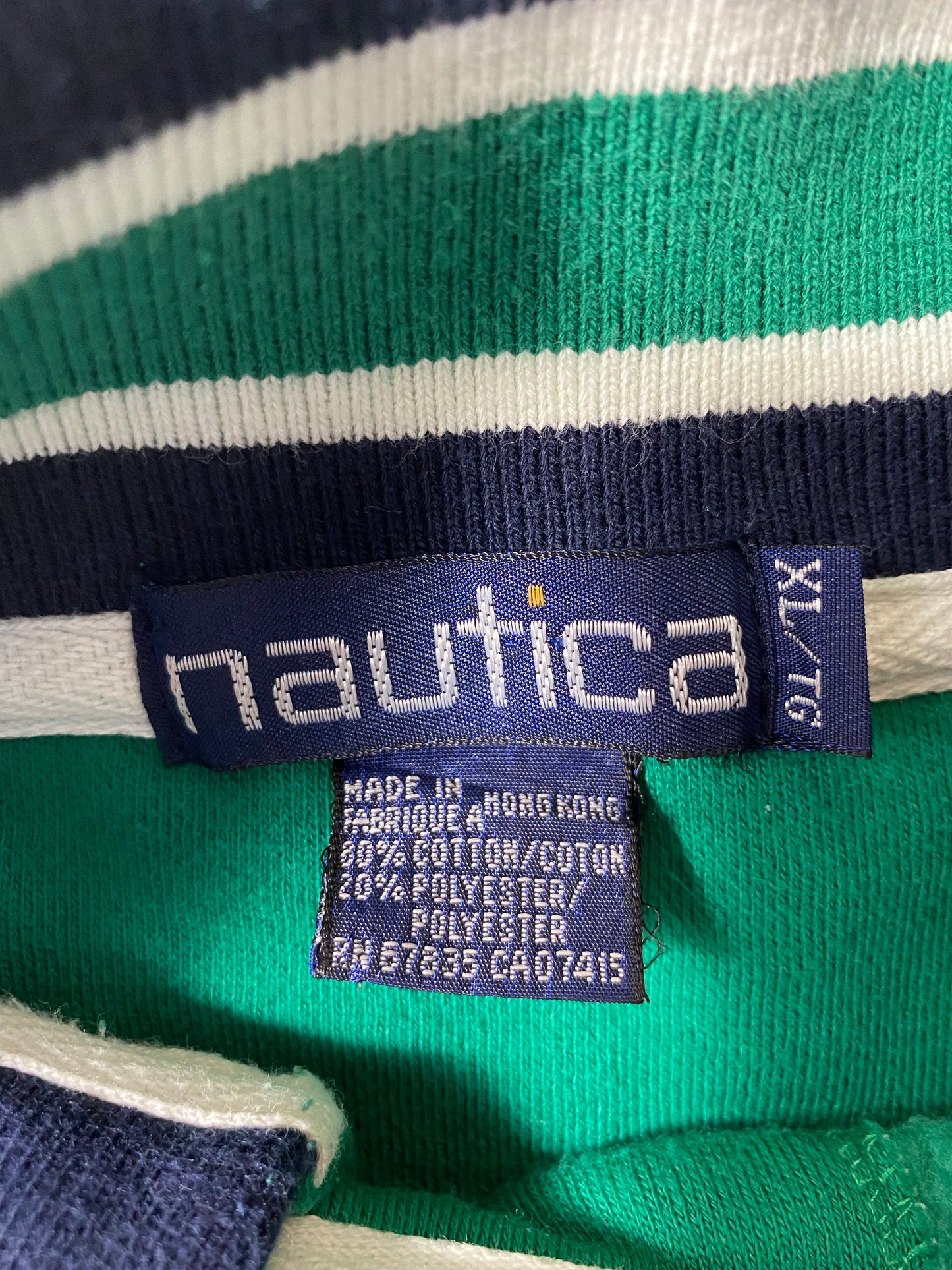90’s NAUTICA Size XL Vintage Half zip Sweat-shirt / A8683