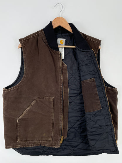 Vintage CARHARTT Size XL Duck Vest / A9157