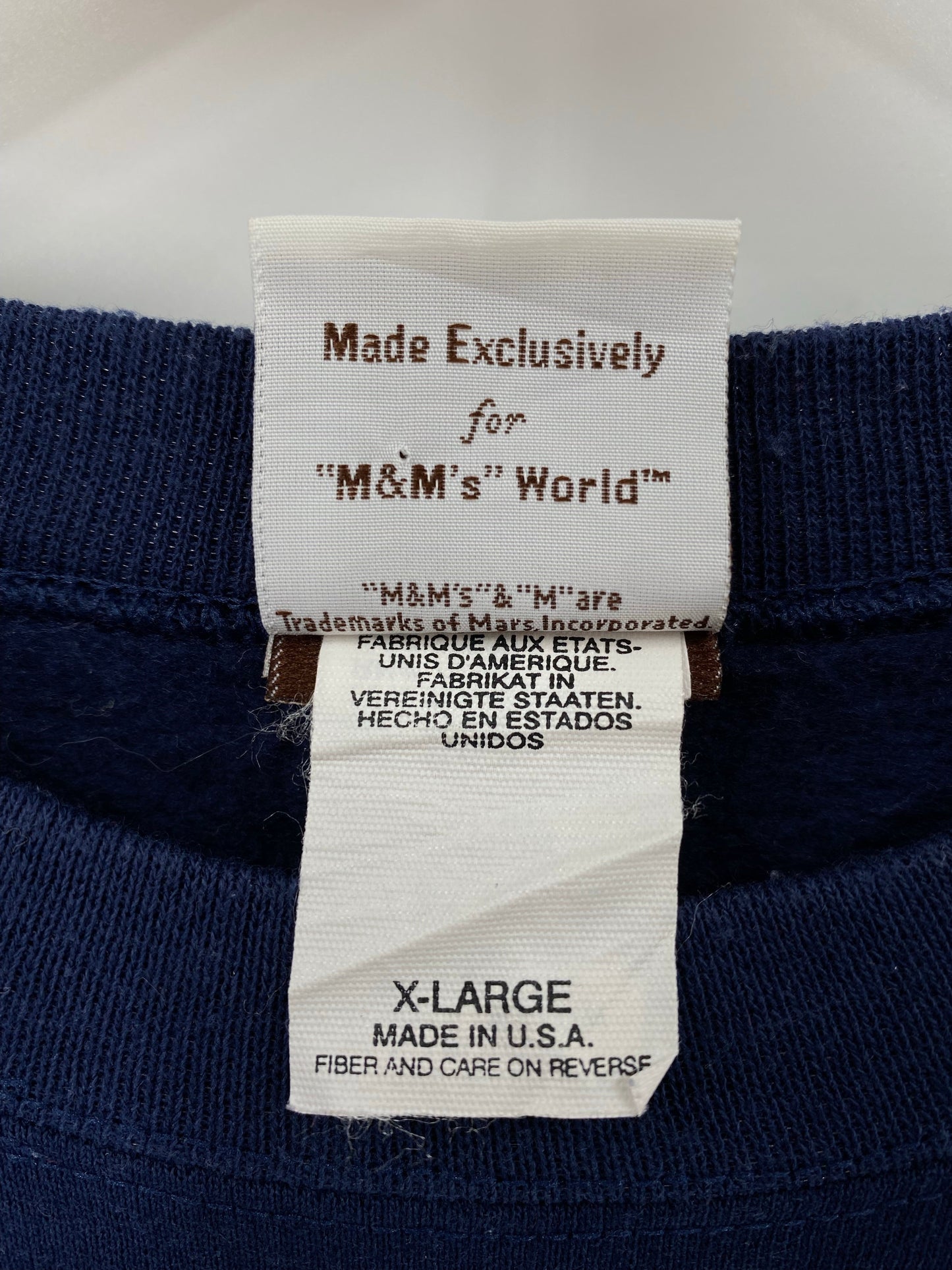 90’s M&M Made in USA Size XL Vintage Sweat-Shirt / A5626