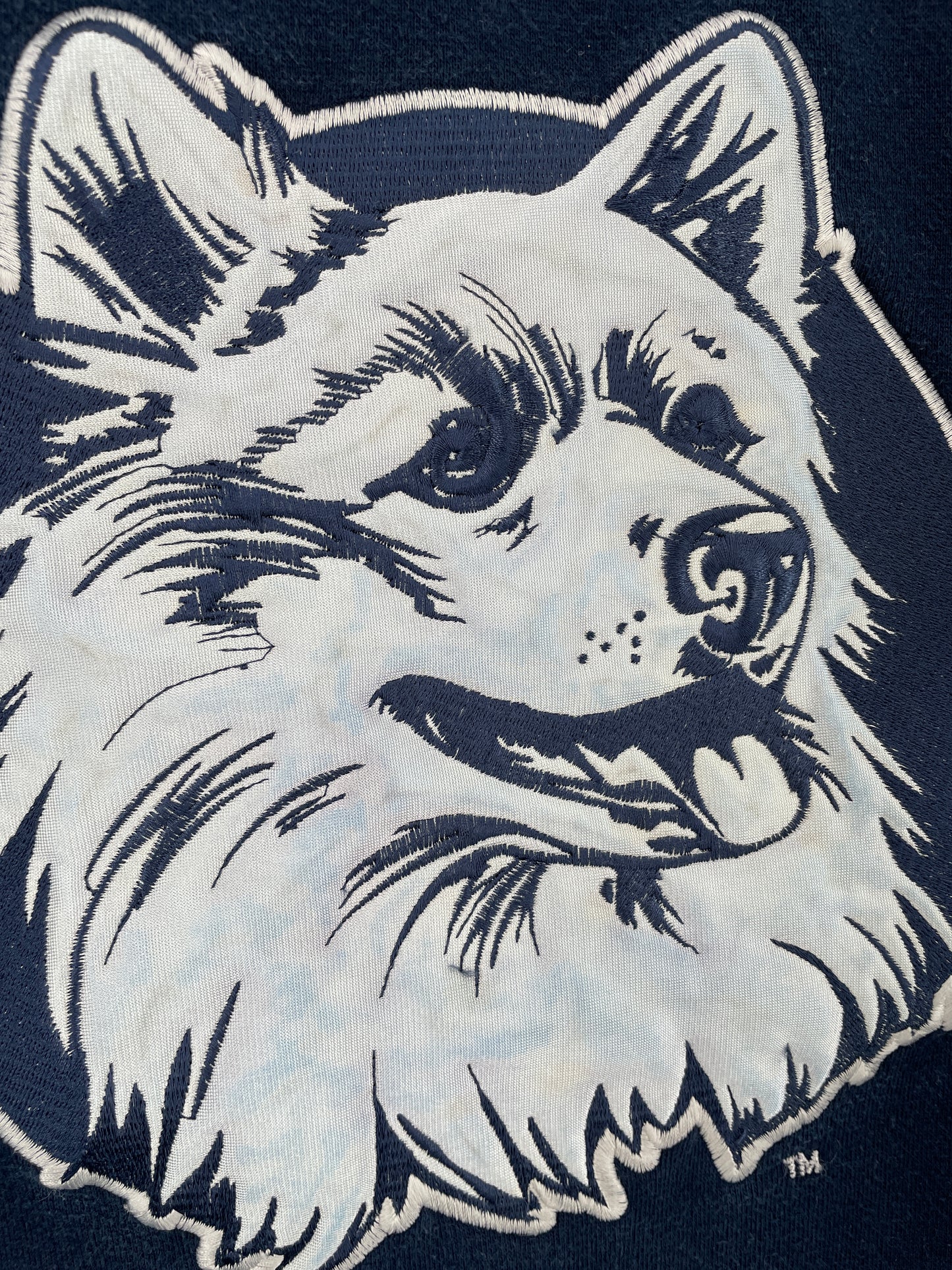 00' UCONN HUSKIES Size M Vintage College Sweat shirt / E4463S