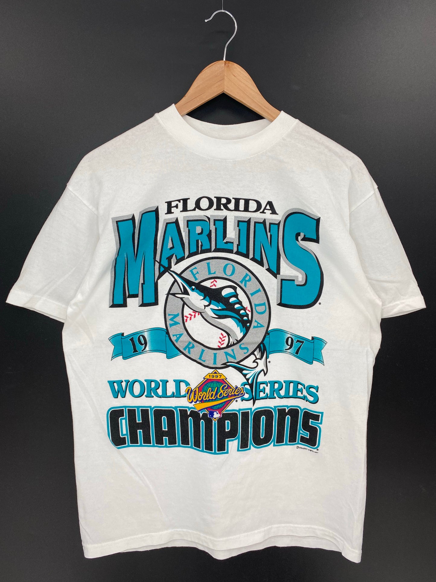 1997' FLORIDA MARLINS Size L Vintage T-shirt/ K7793