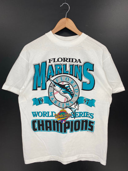 1997' FLORIDA MARLINS Size L Vintage T-shirt/ K7793