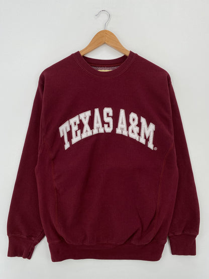 Vintage TEXAS A&M Size M Vintage College Sweat-Shirt / A7157