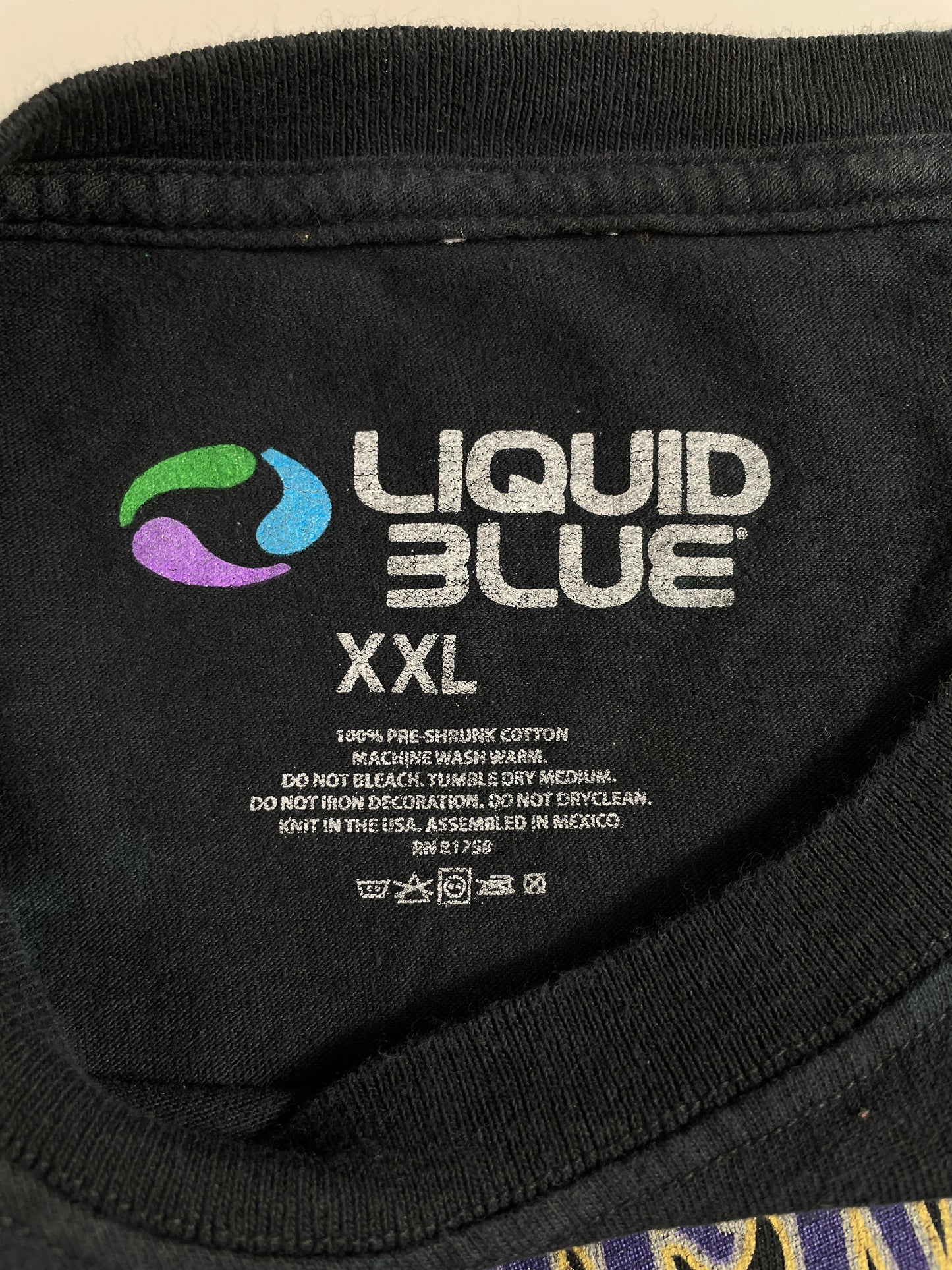 Vintage LIQUID BLUE JIMI HENDRIX Size XXL Vintage Music T-Shirt / A3642