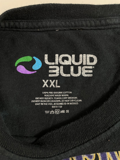 Vintage LIQUID BLUE JIMI HENDRIX Size XXL Vintage Music T-Shirt / A3642