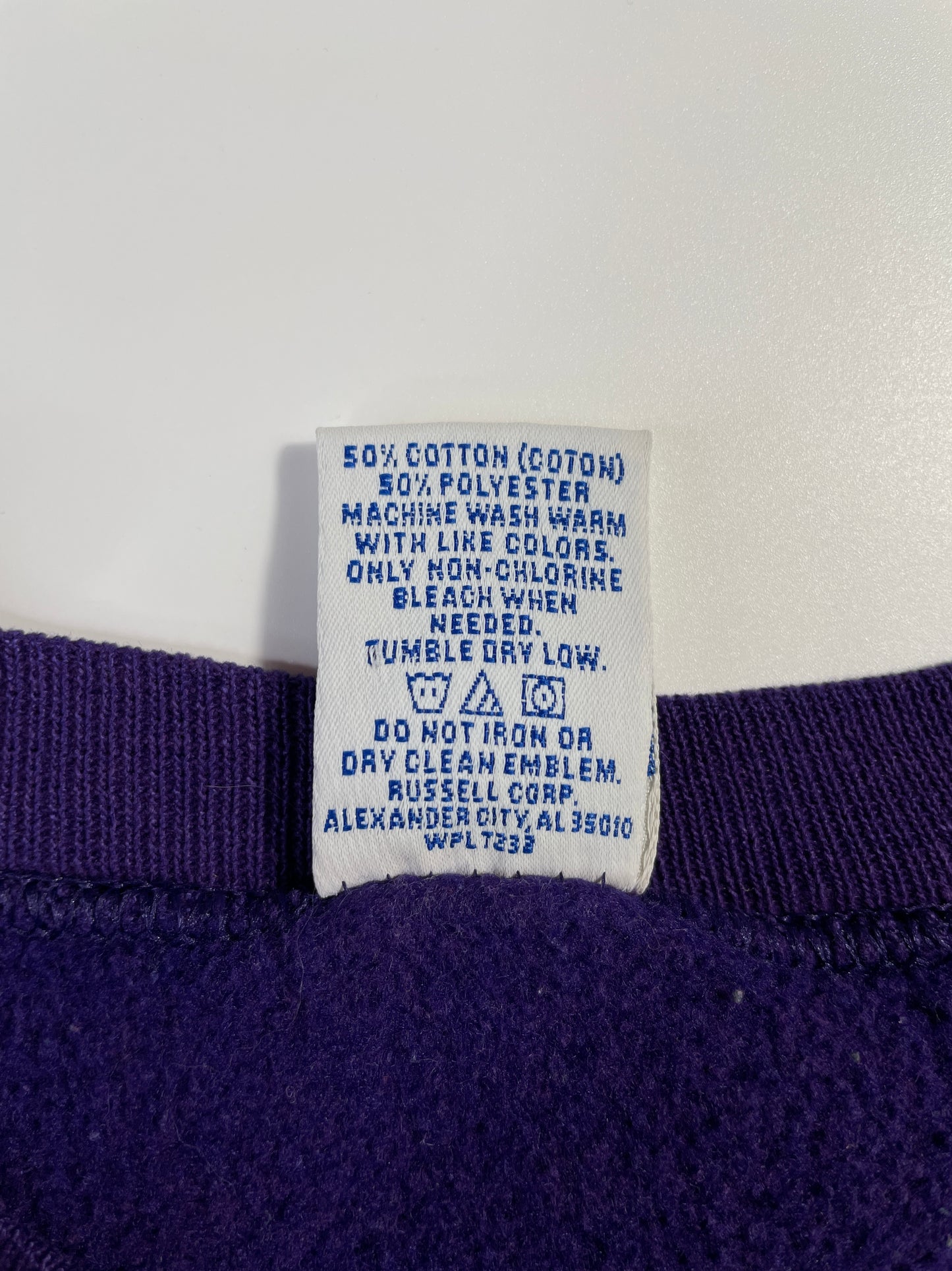 90's RUSSELL x KANSAS STATE Made in USA Size L College Sweat-Shirt / A7982