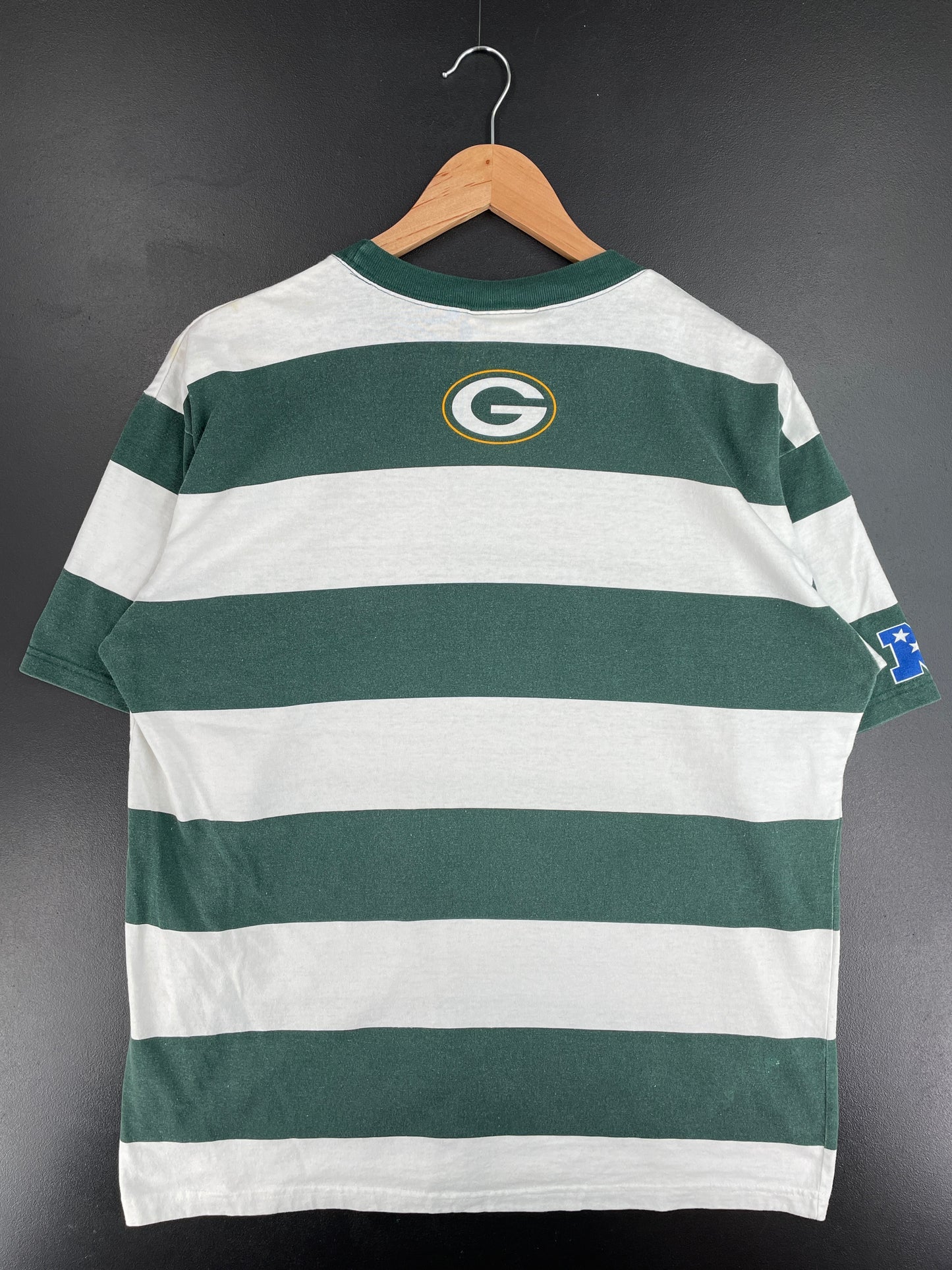 1997 GREEN BAY PACKERS Made in USA Size L Vintage NFL T-Shirt / E6025T