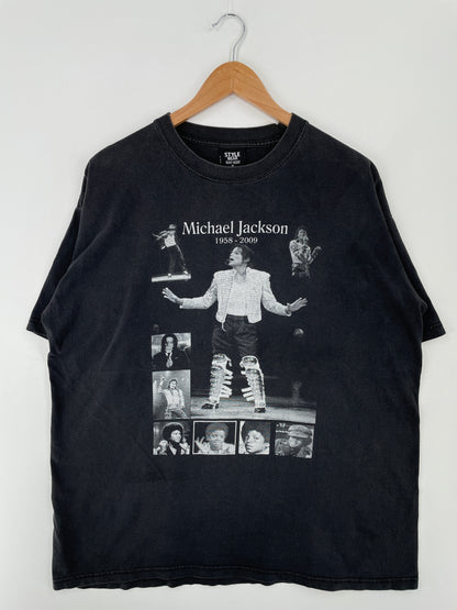 Vintage MICHAEL JACKSON Size XL Music T-shirt / A8996