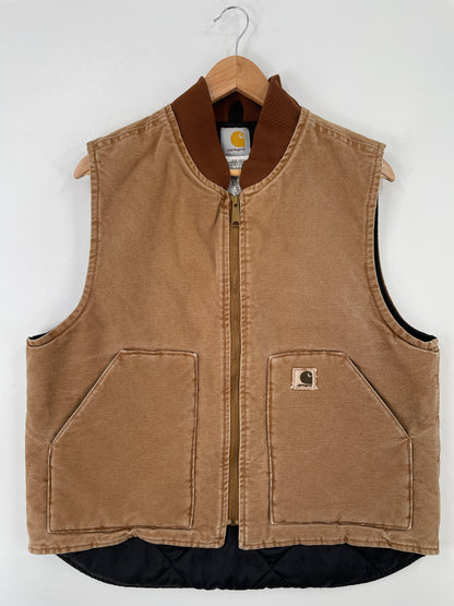 Vintage CARHARTT Size L Duck Vest / A9490
