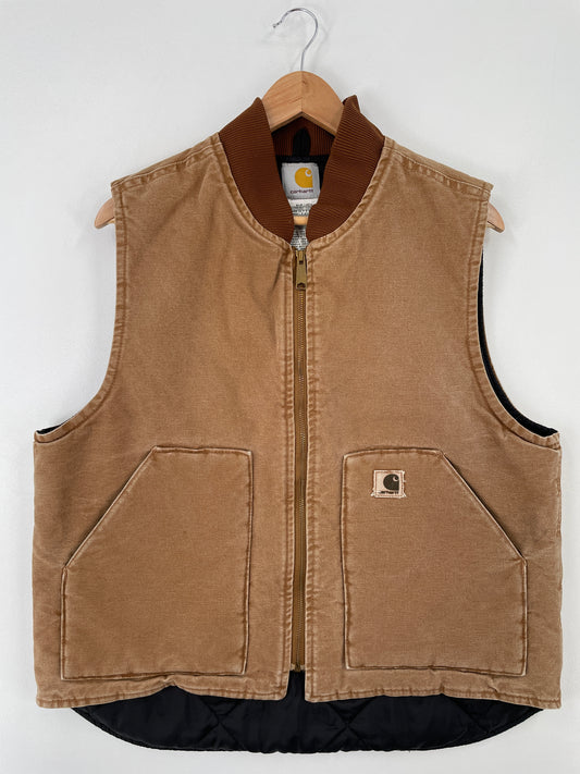 Vintage CARHARTT Size L Duck Vest / A9490