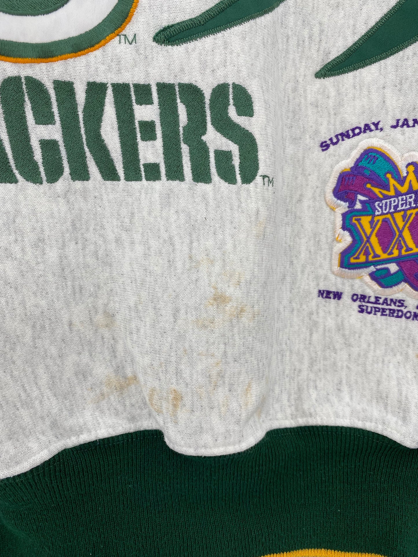 1997' GREEN BAY PACKERS Size XL Vintage NFL Sweat-Shirts/ K6975
