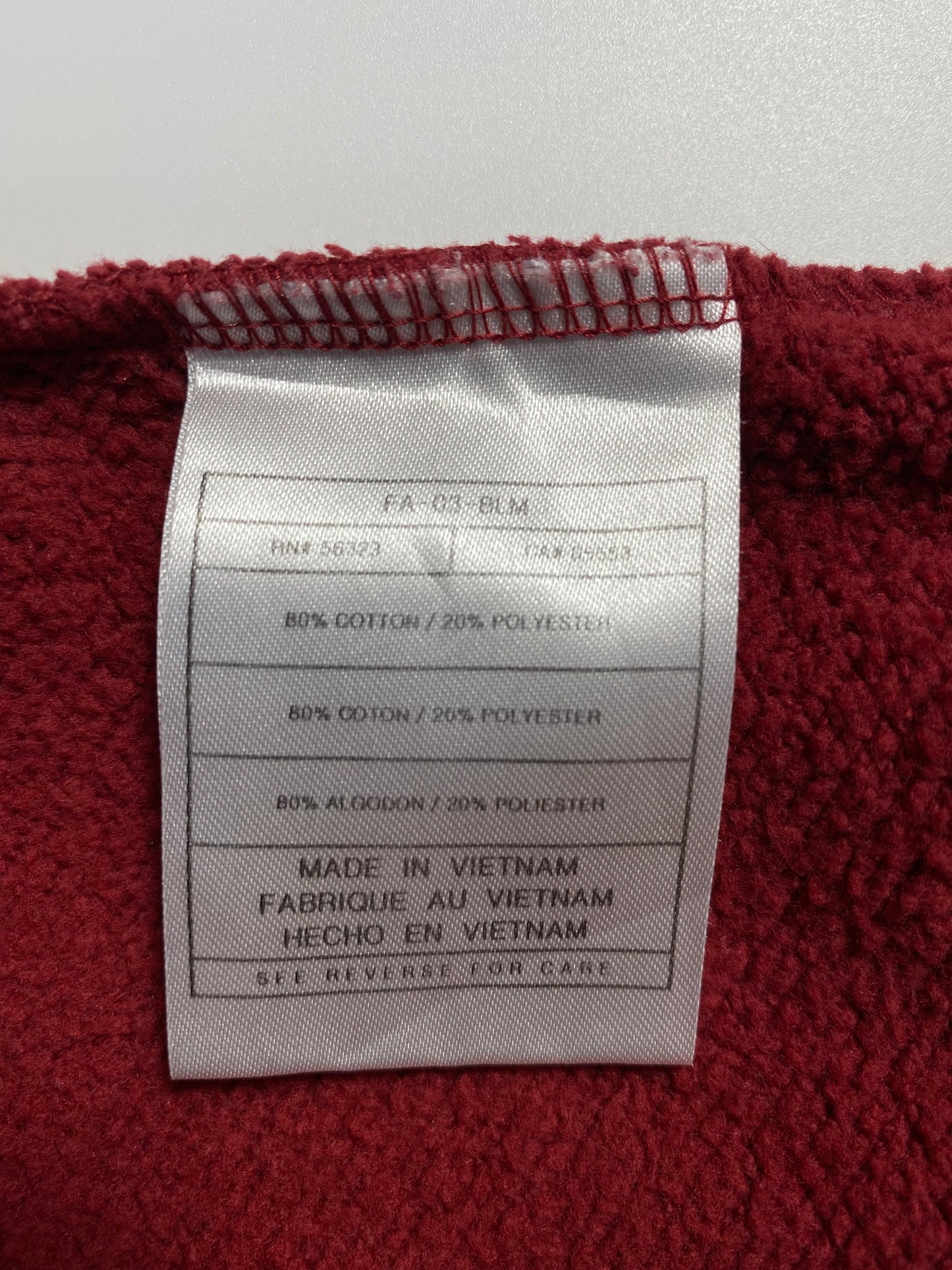 00' NIKE ALABAMA Size M Vintage College Sweat-shirt / A683