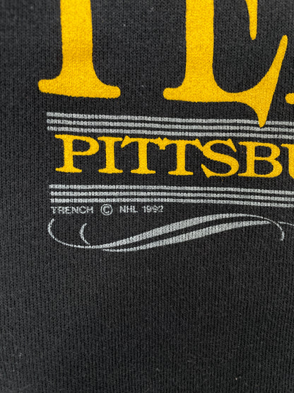 1992 PITTSBURGH PENGUINS Made in USA Size XL Vintage NFL Sweat-Shirt / A8062
