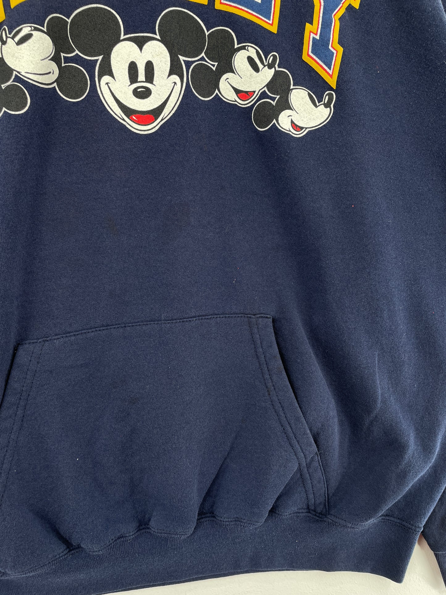 90's DISNEY MICKEY Made in USA Size XL Vintage Hoodie Sweat-shirt / E3421S