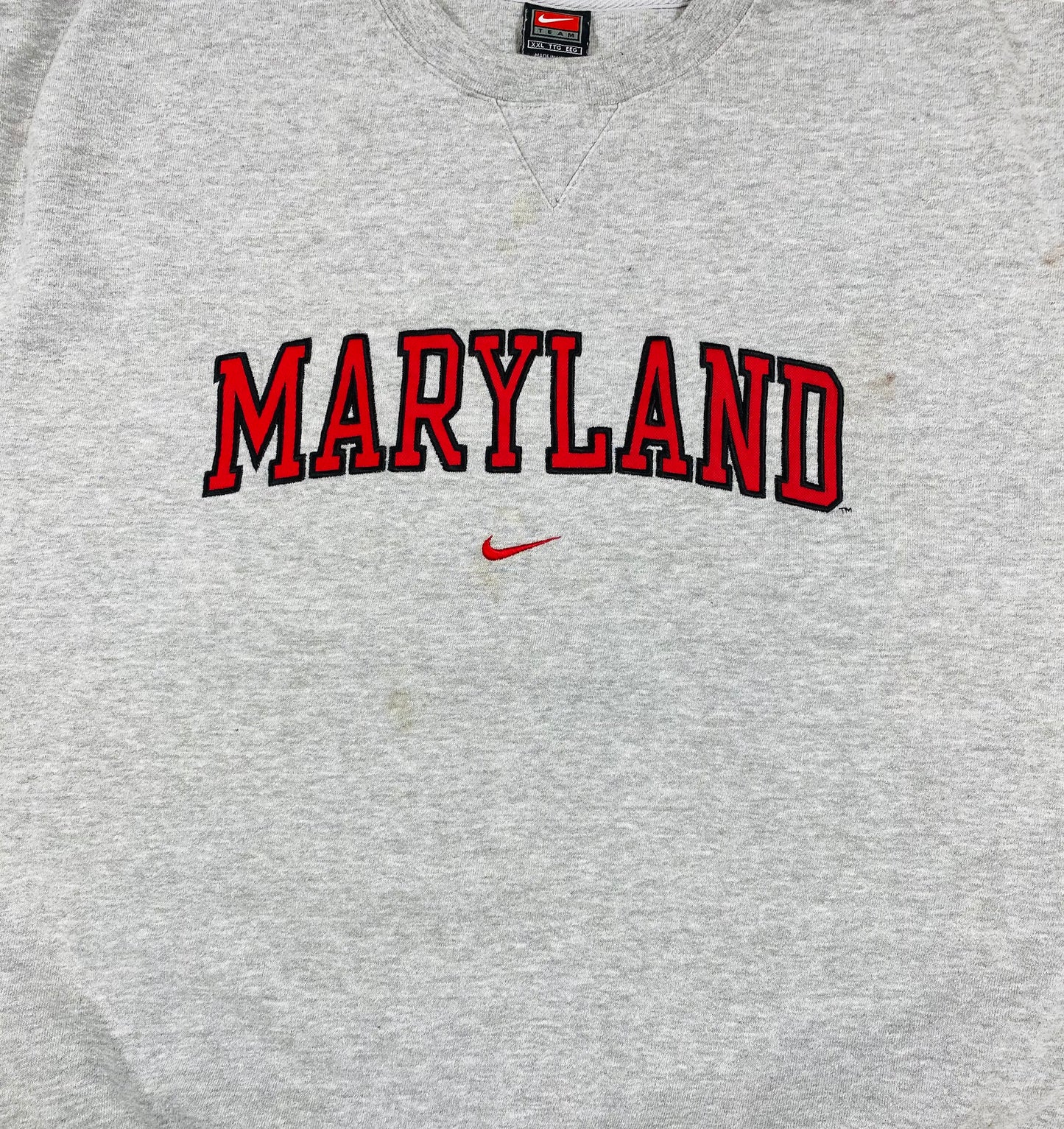 90’s NIKE MARYLAND Vintage Sweat-Shirt / 4721