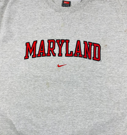 90’s NIKE MARYLAND Vintage Sweat-Shirt / 4721